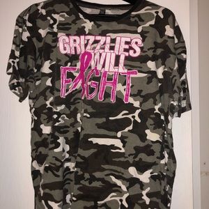 Grizzly breath cancer shirt
